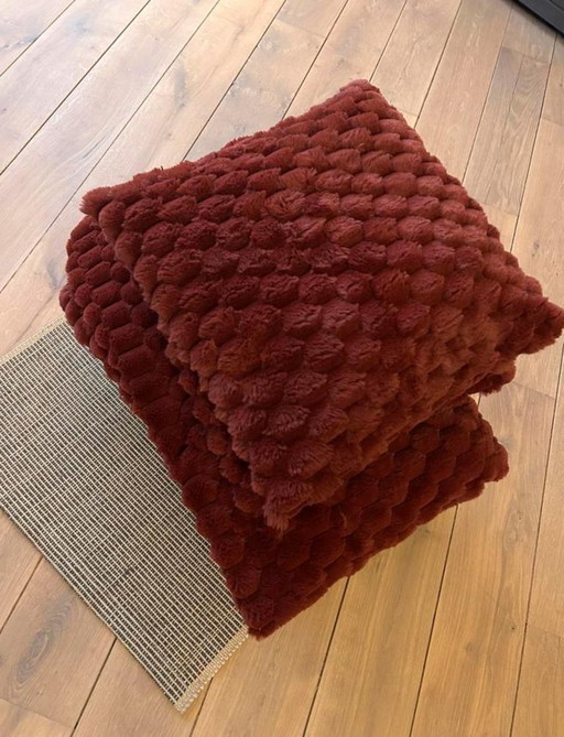 Plaid & sier kussens