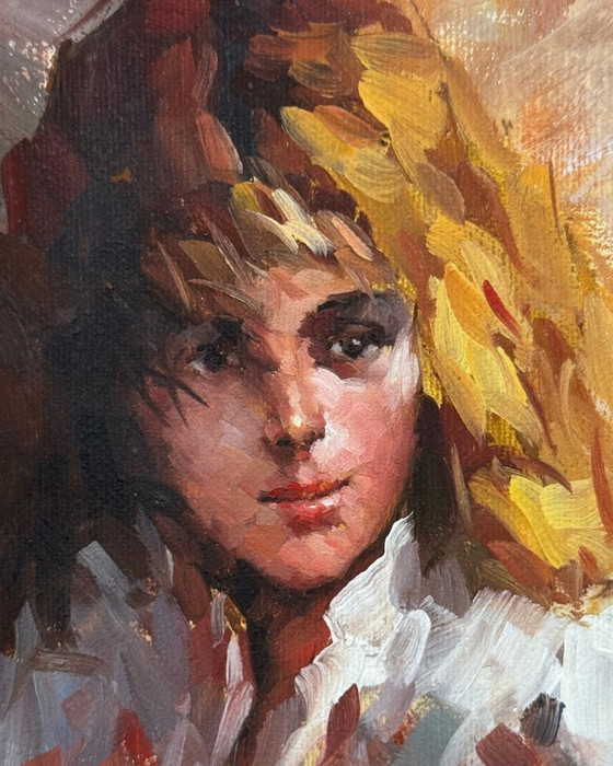 Image 1 of Expressive Figurative Painting — Signed “Manfred T.”