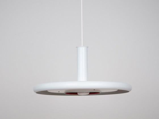 Danish Vintage Optima Pendant Lamp by Hans Due, Fog Og Morup, 1970s – Fog & Mørup, Aluminium (photo 2 of 10)
