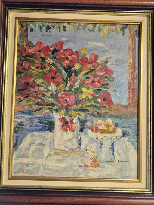 Oil on canvas Graham