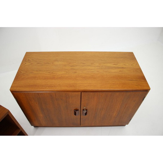 Image 1 of Vintage teak cabinet bookcase, Denmark 1960