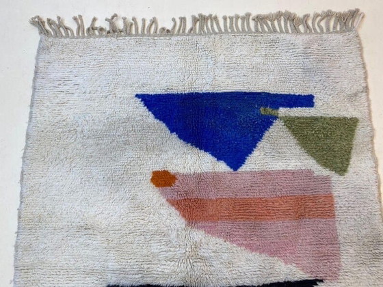 Image 1 of Tapis berbère beni ouraine marocain taille 150/250 cm