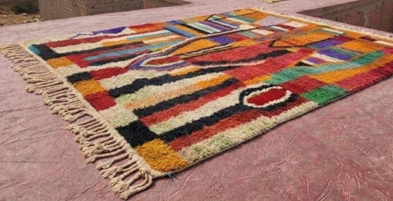 Tappeto marocchino 350 × 250 cm – Design astratto colorato – Multicolore – Tappeti, Lana (photo 2 of 6)