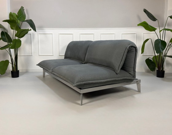Image 1 of Rolf Benz Nova Designer Sofa Grey Couch Sleeping Function