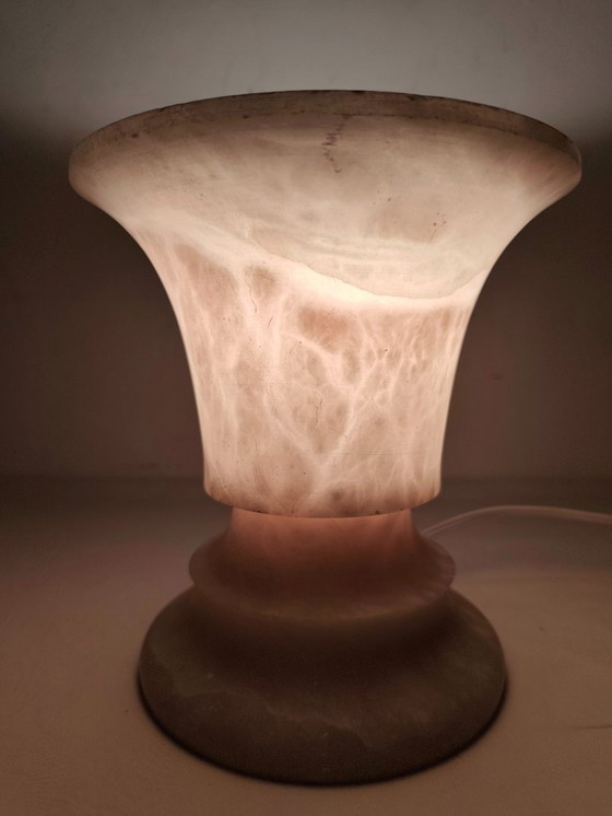 Image 1 of Marble table lamp. Spain, 1960s.