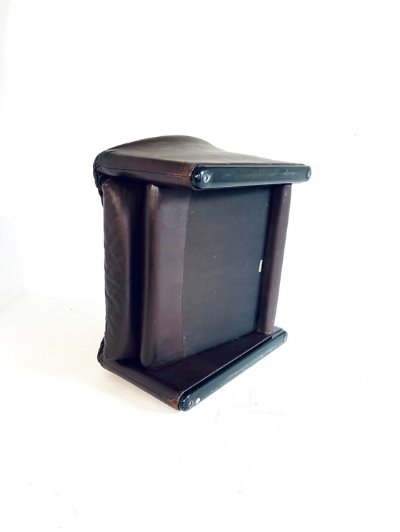 Image 1 of Vintage 'Maralunga' Sessel + Ottomane, Cassina '70