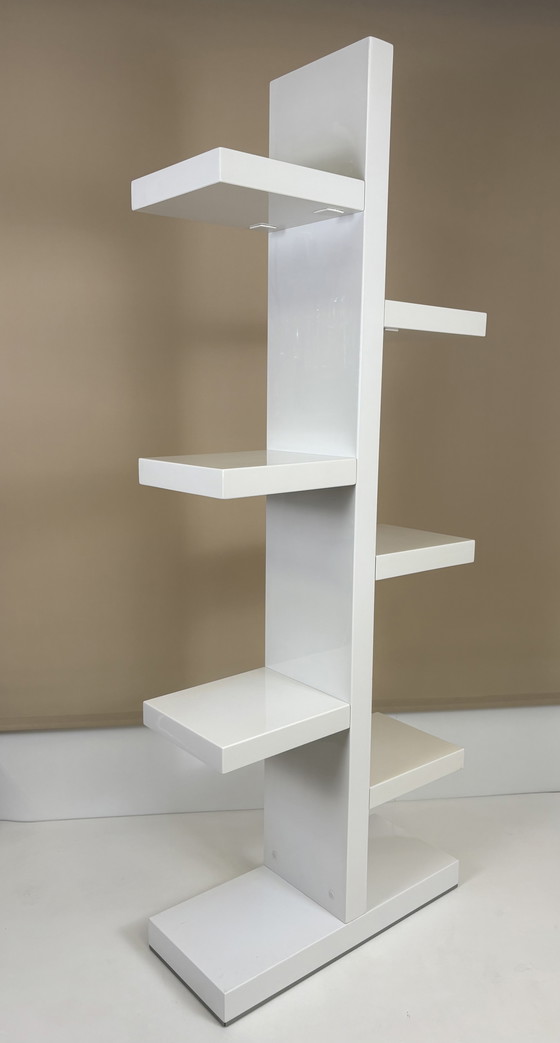 Image 1 of Libreria di design / espositore / mobiletto da parete étagère bianco lucido