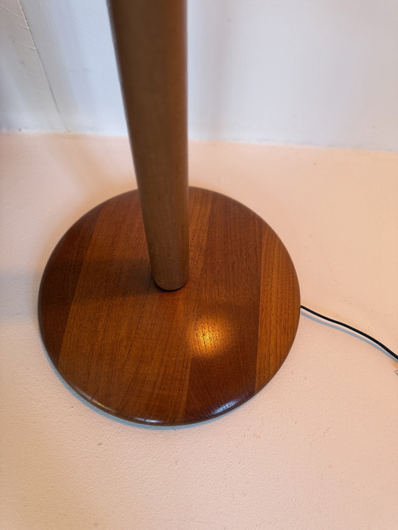Image 1 of Vintage Teakhouten Vloerlamp, Dyrlund ‘70