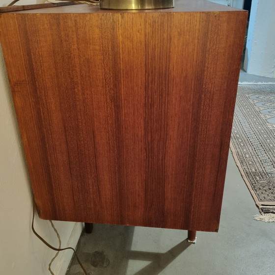 Image 1 of X-Large teak sideboard by Omer Lefevre, Belgium 1960