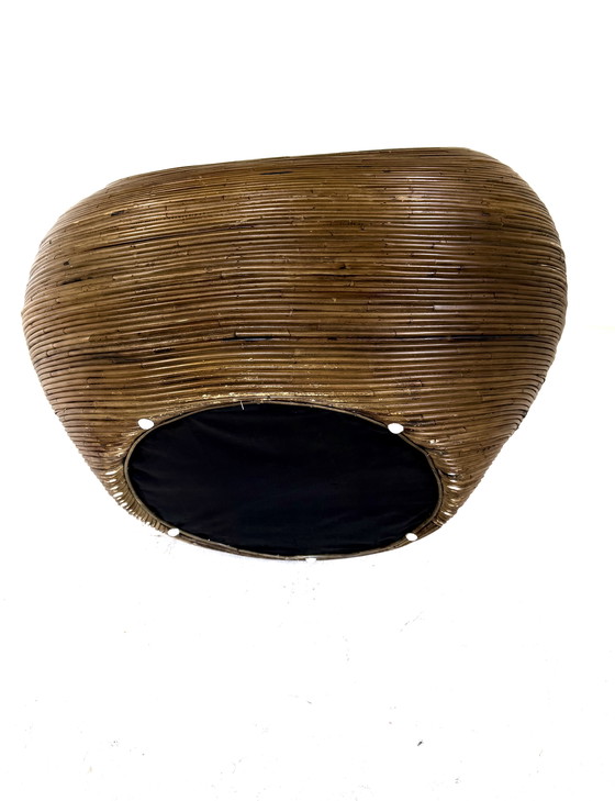 Image 1 of Poltrona vintage in vimini, Gabriella Crespi '80