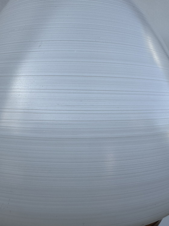 Image 1 of Lampada a sospensione in vetro in stile scandinavo degli anni '60