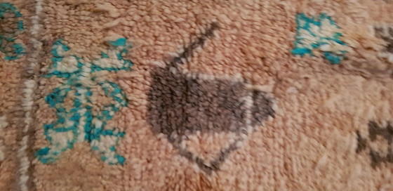 Image 1 of Handgeknüpfter Berberteppich aus Wolle, 263 x 170 cm