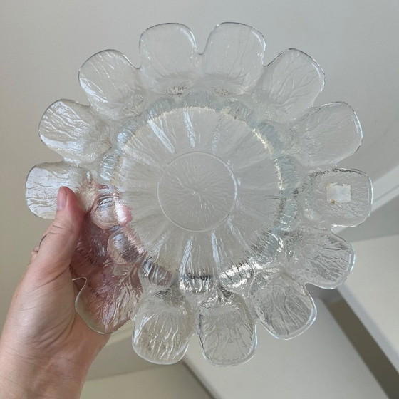 Ciotola in vetro vintage Holmegaard – "Fiore di ghiaccio", anni '60/'70 – Ciotole, Glass (photo 3 of 5)