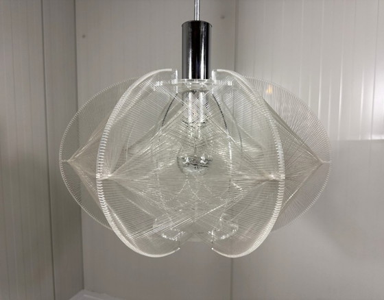 Suspension Swag de Paul Secon, Sompex années 1960, Plexiglas, Transparent (photo 10 sur 14)