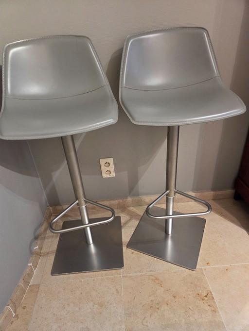 Tabourets de bar Lapalma avec sièges pivotants