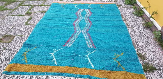 Image 1 of Alfombra bereber anudada a mano de lana, 255 x 168 cm