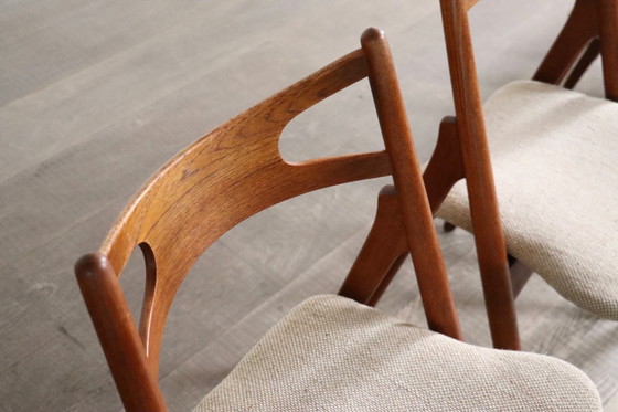Image 1 of Sedie da pranzo Hans J. Wegner CH29 Sawbuck per Carl Hansen & Son 1952
