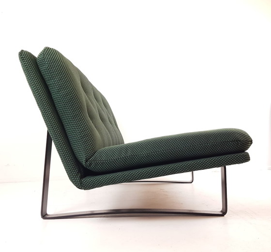 Image 1 of Divano vintage a due posti Artifort Kho Liang Ie | Tessuto De Ploeg appena rivestito