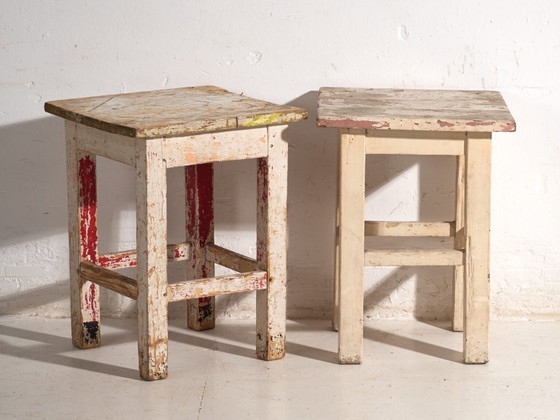 Antique bedside tables in pine wood – Central Europe, circa 1940 #11 – Nightstands, Rustic (photo 19 of 40)