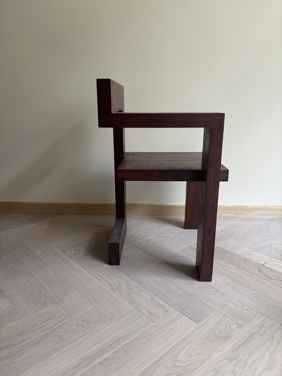 Image 1 of Chaise Steltman en chêne