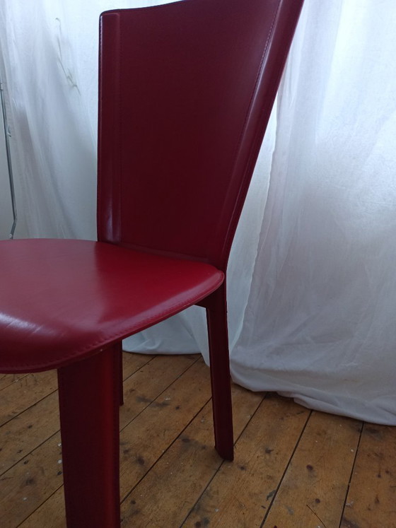 4x Frag Italy Chairs – Dining chairs, Leather, Metal (photo 2 of 12)