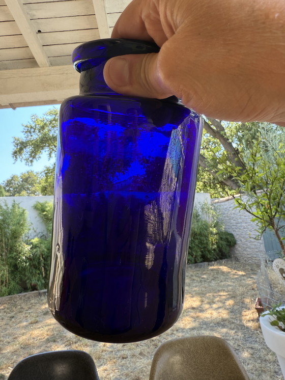 Image 1 of Kobaltblauwe apothekerspot Memphis Klein Maeght