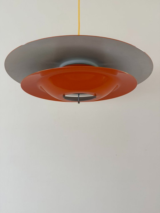 Rara lampada di design danese vintage - anni '70 - Lampada Space Age – Danish design, Lampade a sospensione (photo 6 of 11)