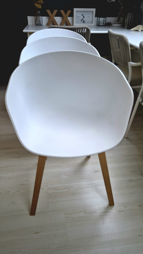 Image 1 of 4 white HAY About a Chair AAC 22 chairs (pick-up only).