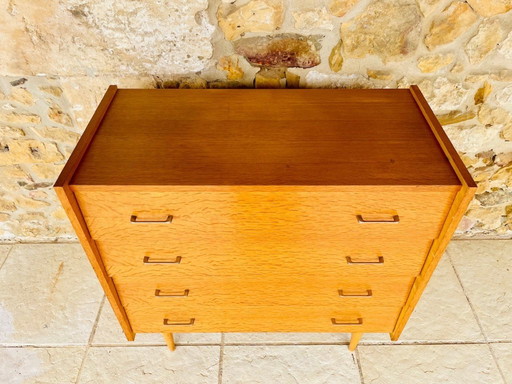 Mid Century, commode vintage de Capelle circa 1960