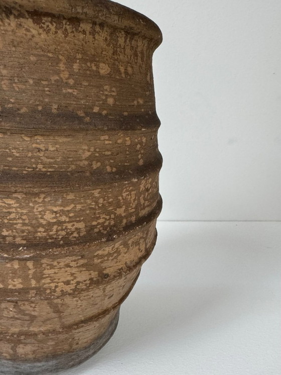 Image 1 of Large vintage brown terracotta vase, France, 1960