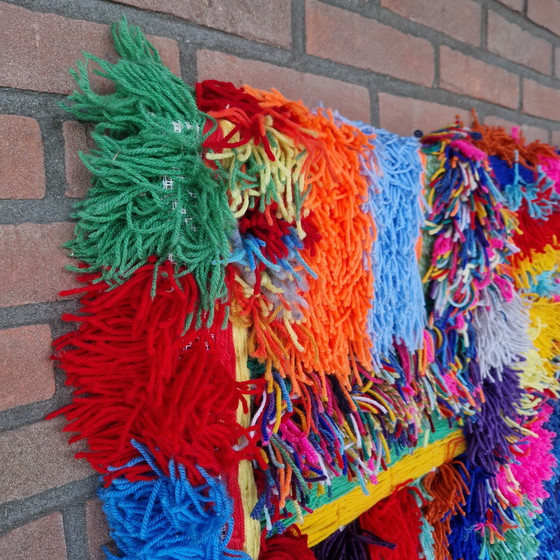 Image 1 of Vintage wandkleed wanddecoratie muurkleed kunstwerk