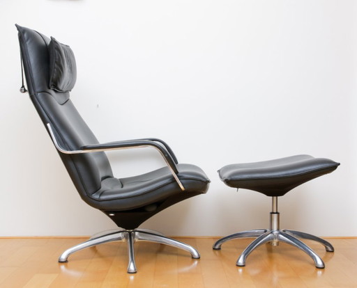 Smile armchair with footstool from Berg Furniture Denmark