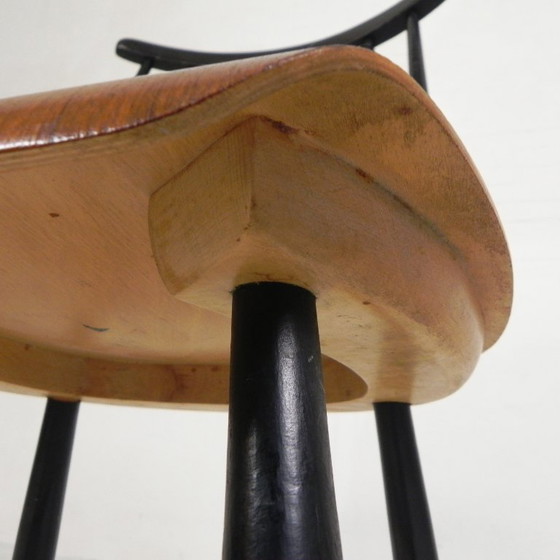 Image 1 of Set di 4 sedie con struttura a fuso, modello Fanett, Tapiovaara, anni '60