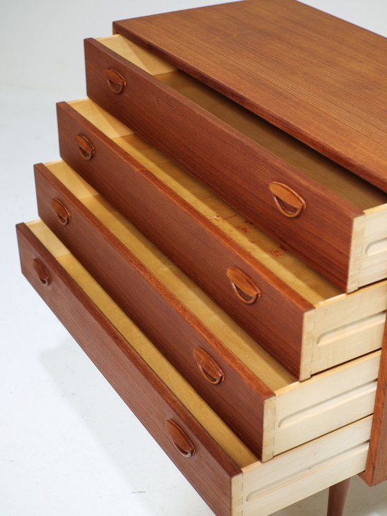 Image 1 of Kai Kristiansen ladekast teak Deens 1960s vintage