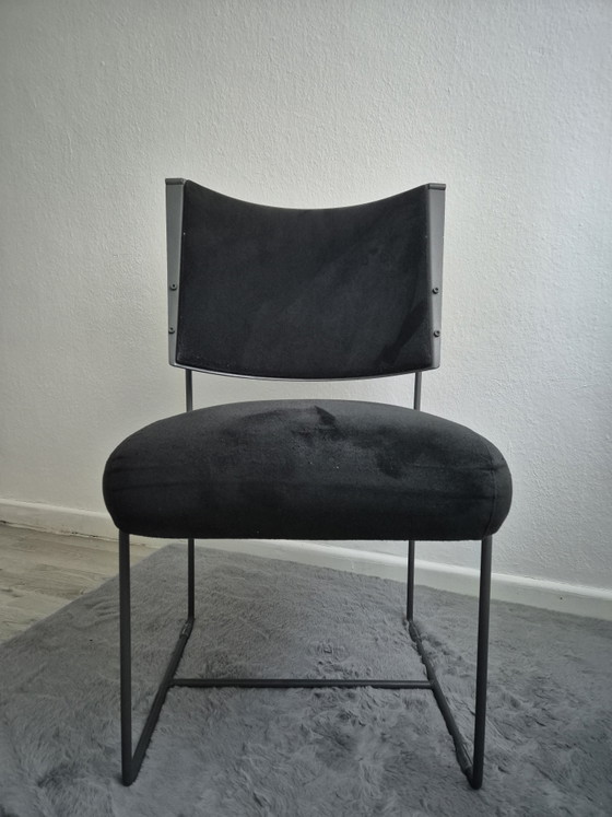 Avalon“ Design-Stuhl von Antonio Citterio – Alcantara Schwarz – Flexform, Sessel, Metal, Textile (photo 3 of 7)