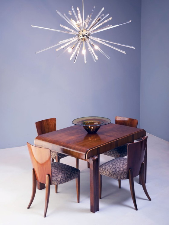 Image 1 of Vintage uitschuifbare eettafel, jaren 30