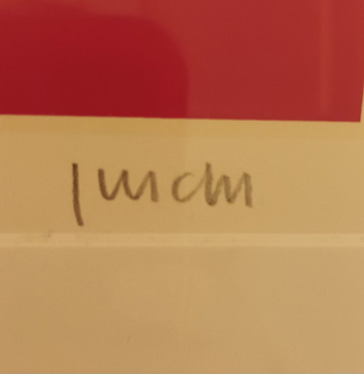 Serigrafía abstracta y geométrica de Fred Furda