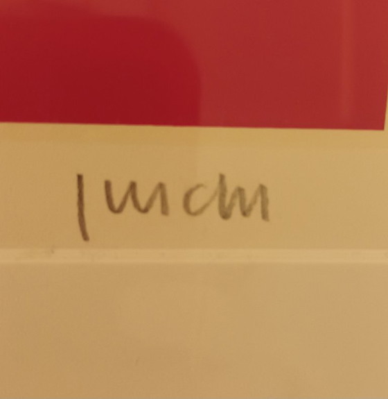 Image 1 of Serigrafía abstracta y geométrica de Fred Furda