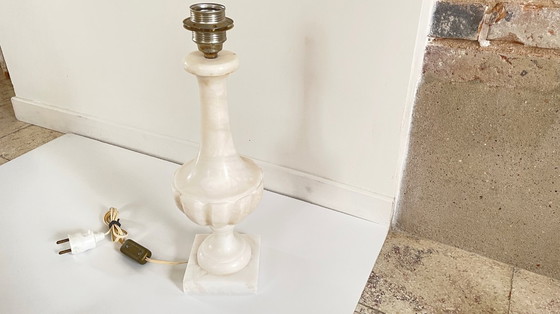 Image 1 of ALBATRE Lampada in Pietra Forma MEDICIS Vintage