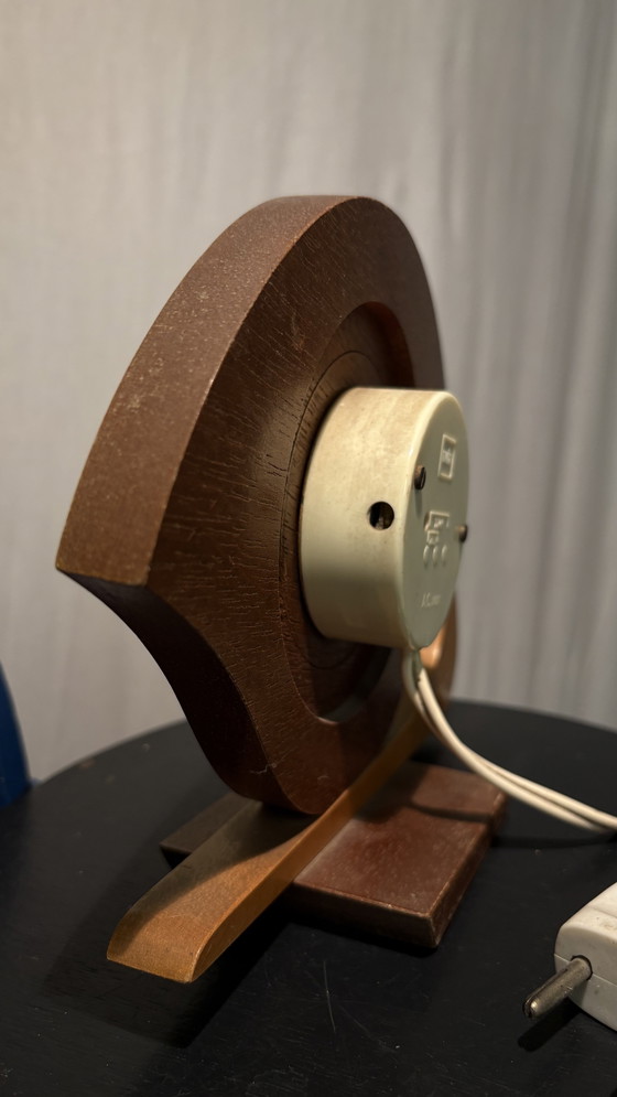 Image 1 of Vintage Mid - Century Table Clock - Sculptural Design from the 1950s/60s.