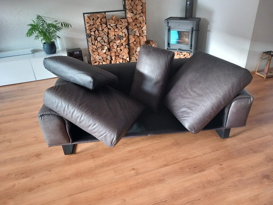 Leather 2.5-Seater Sofa – W. Schillig Novastyl/Ryan, 2 seaters (photo 5 of 7)