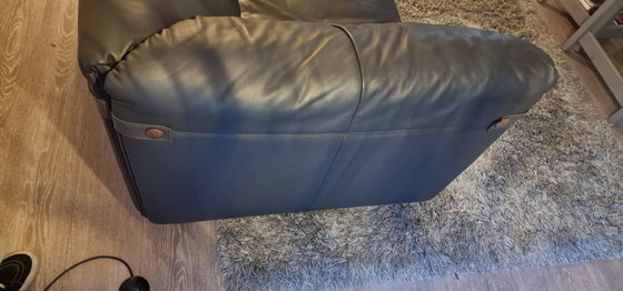 Image 1 of Canapé en cuir Rolf Benz avec coussin de dossier