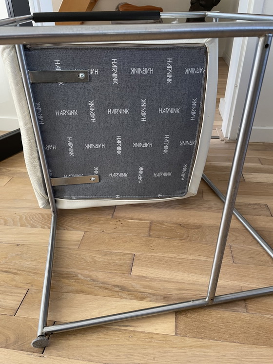 Design Eetkamerstoel Harvink – Eetkamerstoelen, Leather, Metal (photo 3 of 4)