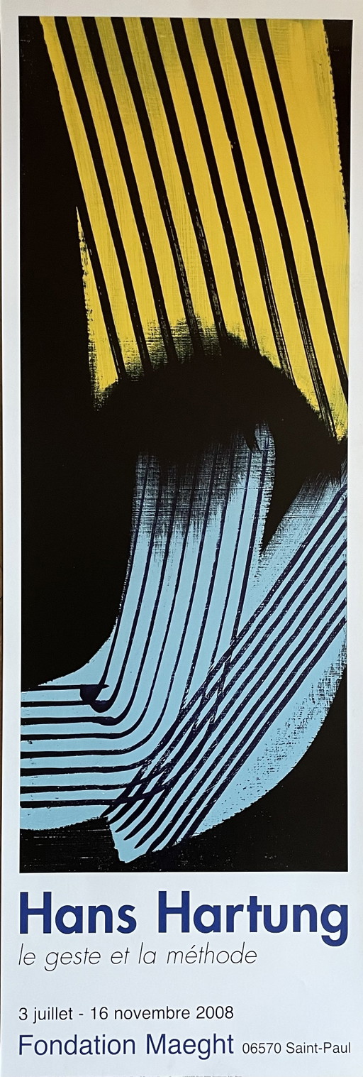 Hans Hartung (1904-1989), Le Geste Arbla Mèthode, Copyright Fondation Hartung-Bergman/Adagp, Parigi 2008