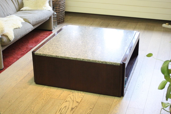 Image 1 of Angelo Mangiarotti 4D Coffee Table for Molteni, Italy 1960s