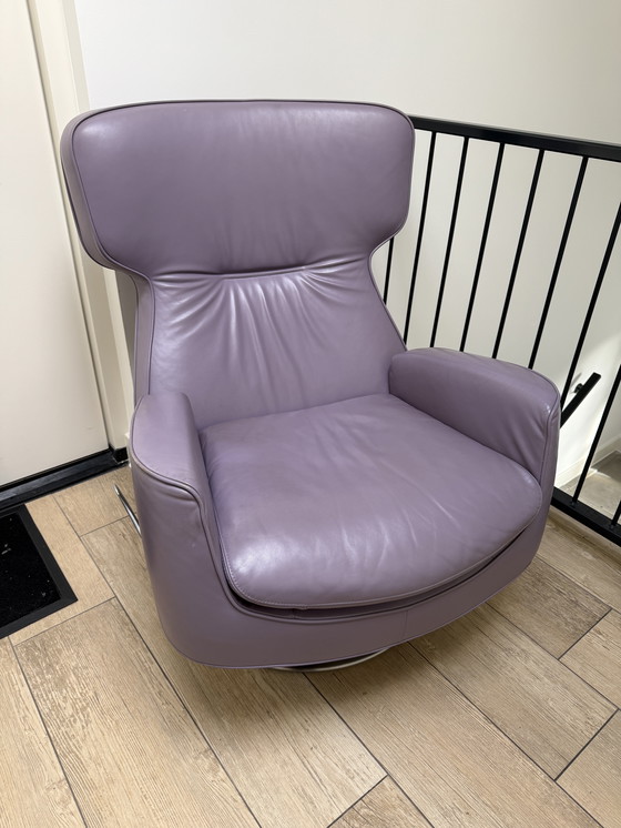 Image 1 of Leolux Ottana Plus relax armchair Lila Leather