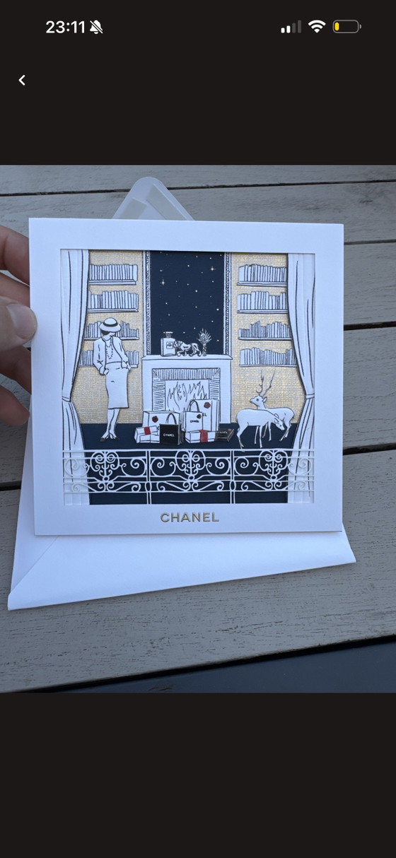 Image 1 of Set van 11 Dior en Chanel wenskaarten