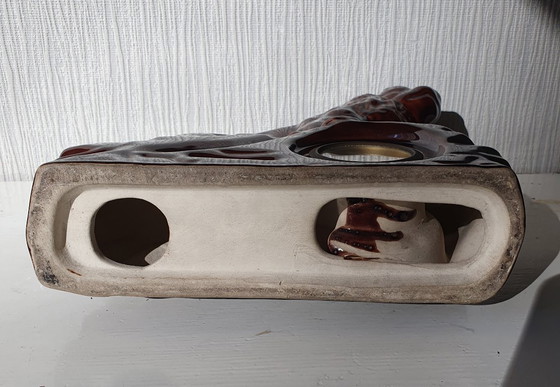 Image 1 of Scheurig&Greulich. Leeuw met klok en 2 kandelaars 1920-1930