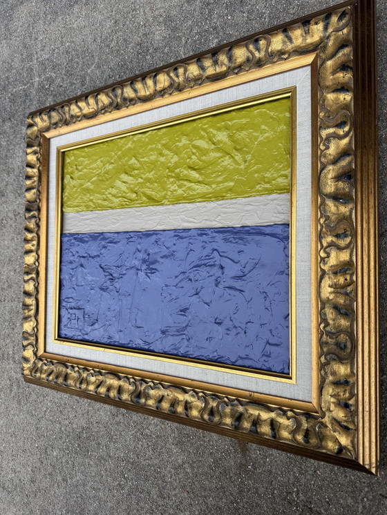 Image 1 of Modernist oil painting on canvas