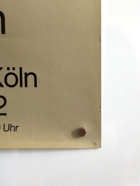 Image 1 of 🍇 Roy Lichtenstein: Stilleven met kristallen schaal – 1982 – Originele A1 tentoonstellingsposter | 84,1 × 59,4 cm | Duitsland